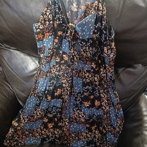 Floral Patchwork Mini Dress